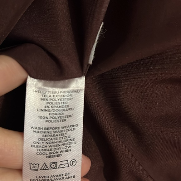 LOFT Silver Red Jacket Moto Style EUC - Picture 4 of 6